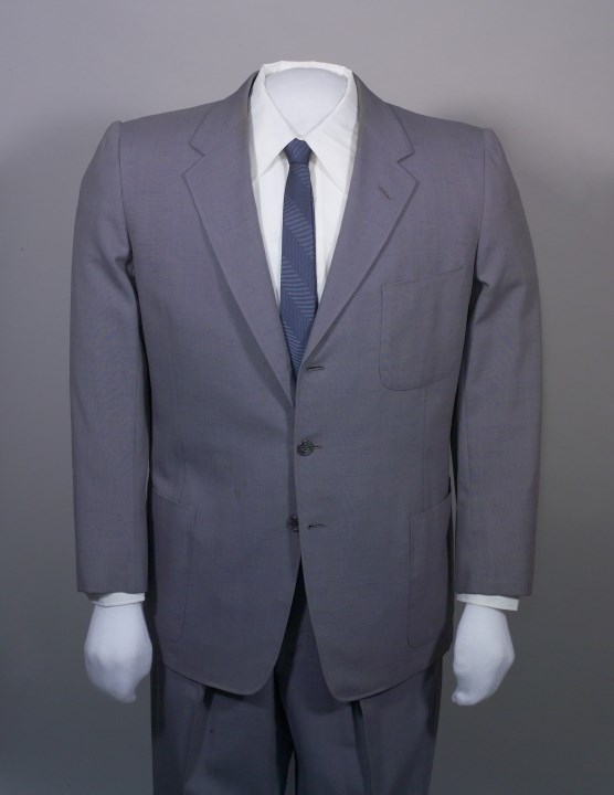 Blue and gray tweed, HSTR 20593