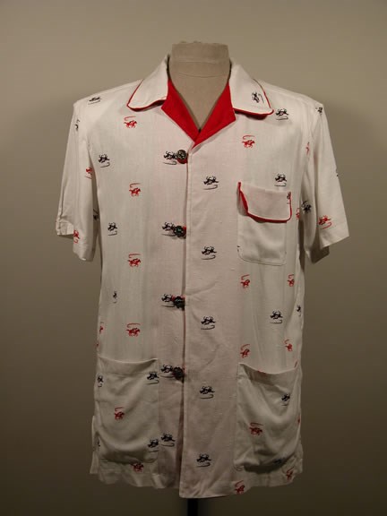Sport shirt, Mal Marshall. HSTR 23575.