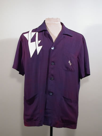 Sport shirt, Mal Marshall. HSTR 23578. Sport shirt, Mal Marshall. HSTR 23578.