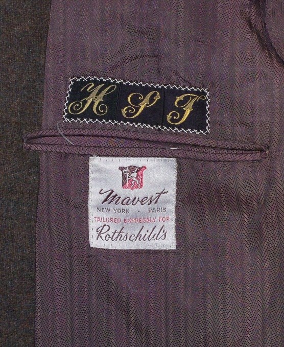 Label inside jacket, HSTR 3681