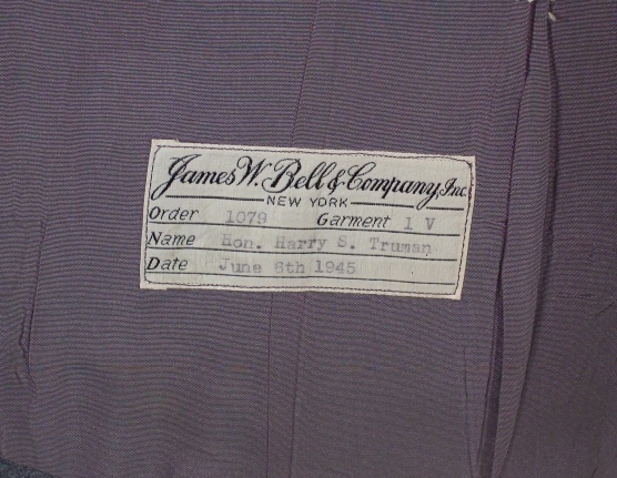 Interior pocket label, HSTR 3698