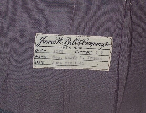 Interior pocket label, HSTR 3698