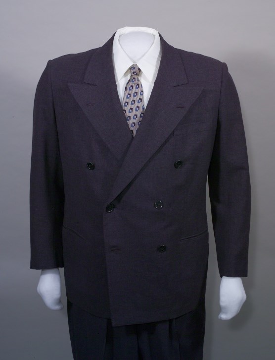 Slate blue suit, HSTR 3867