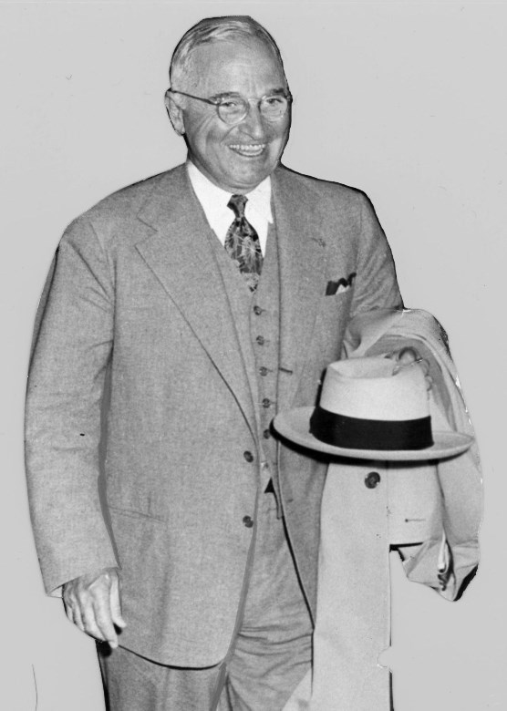 Harry Truman walking, 1950.