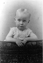 Bessie Wallace, age 1. Bessie Wallace, age 1.