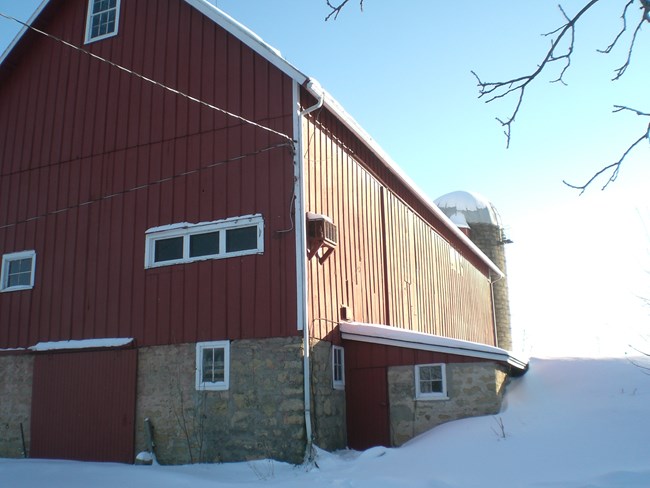 Old Barn Former Dairy Barn on NPS property in Cross Plains, Wisconsin.