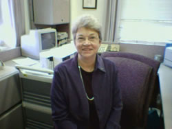 Photo: Joyce Howe greets you!