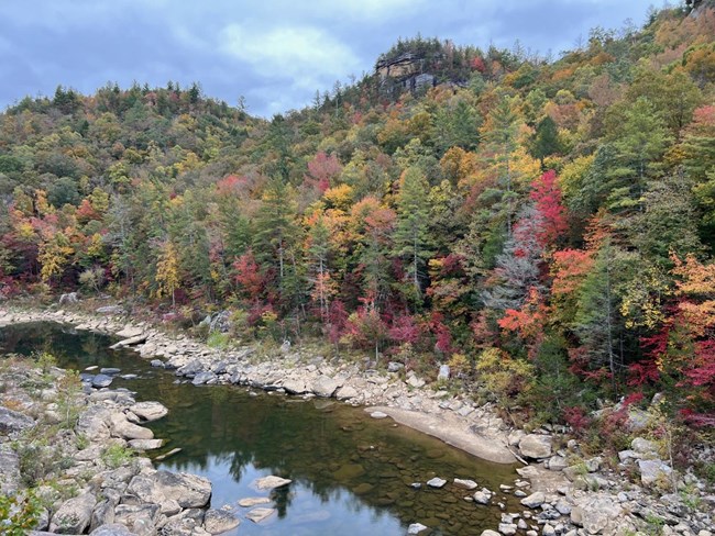 Big South Fork during the fall.