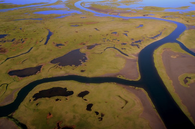 NoatakRiverDelta The Noatak River Delta, a huge estuary.