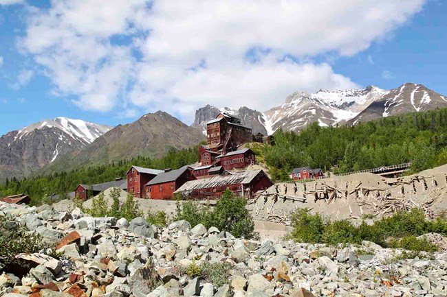 Kennicott mine site is an example of historic human impacts
