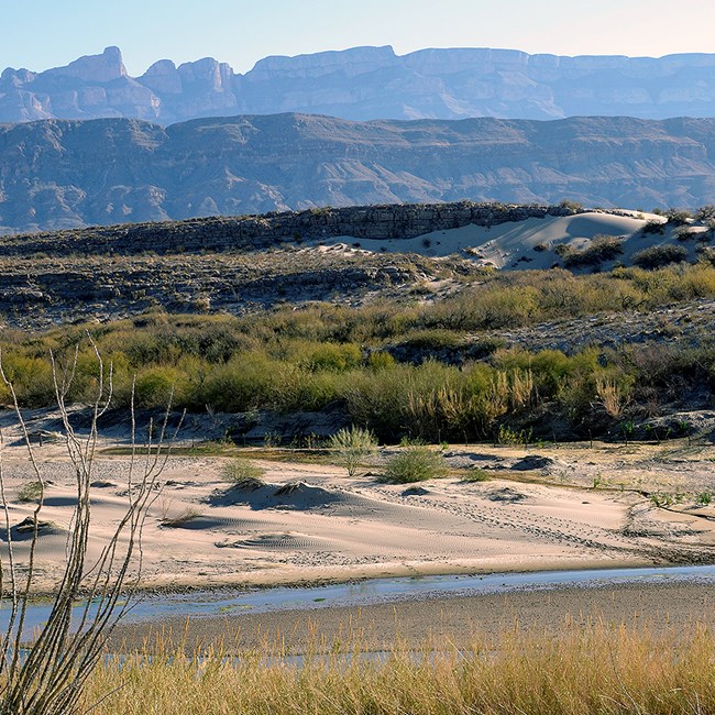 Clear vista at Big Bend National Park Clear vista at Big Bend National Park