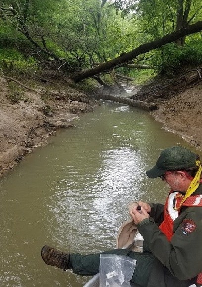 Brice Leech at Buffalo Creek
