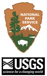 NPS arrowhead and USGS logos NPS arrowhead and USGS logos