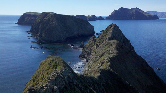 CHIS Anacapa Island View of small islands adajacent to Anacapa Island taken from a high point