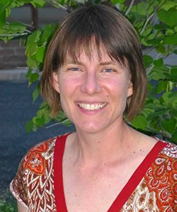 Rebecca Weissinger Woman in red shirt