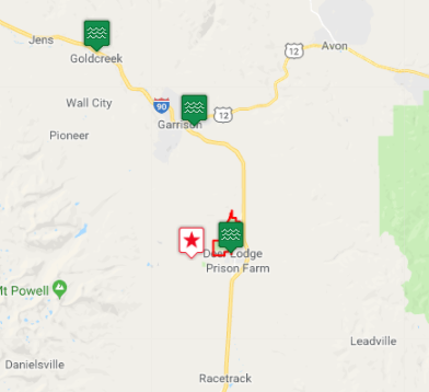 Climate Analyzer showing USGS Stream Gage and National Weather Service Cooperative Observer (COOP) Network site at Grant-Kohrs Ranch NHS.