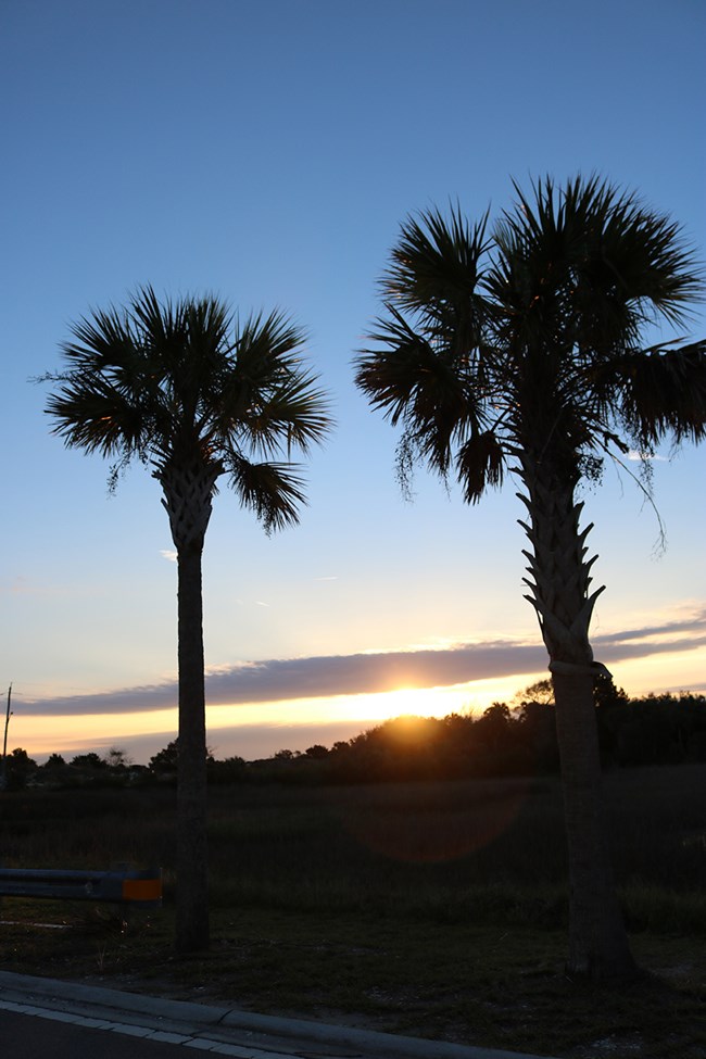 Sunrise over the Fort George River at Timucuan Ecological and Historic Preserve