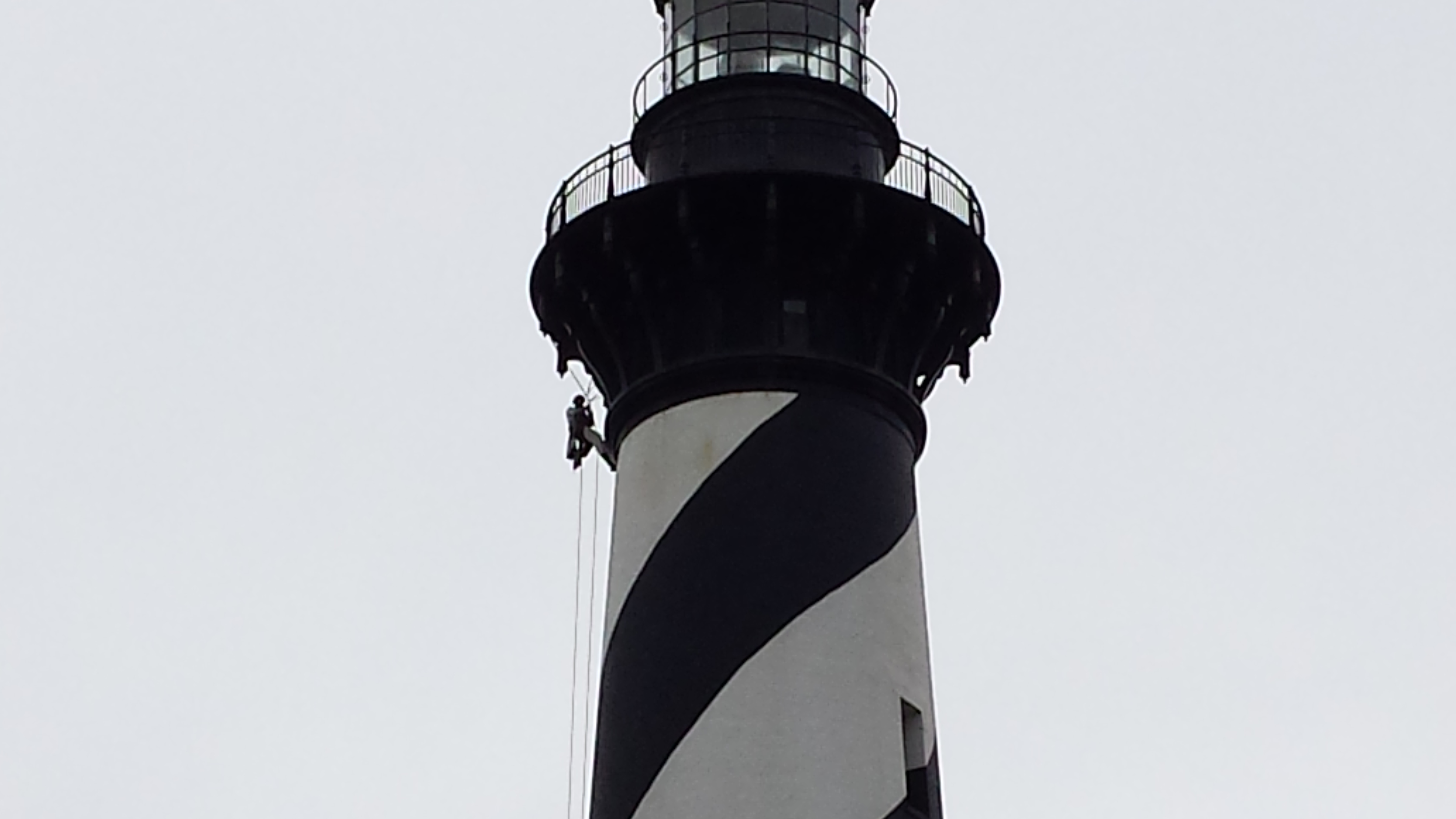 Cape Hatteras Lighthouse inspection Cape Hatteras Lighthouse inspection. NPS Photo