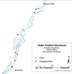 2007 GIS wing dam map