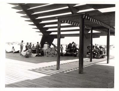 Coquina Beach Sunshade on July 4, 1957 Coquina Beach Sunshade on July 4, 1957