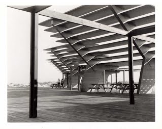 1956 view of Coquina Beach Sunshade 1956 view of Coquina Beach Sunshade