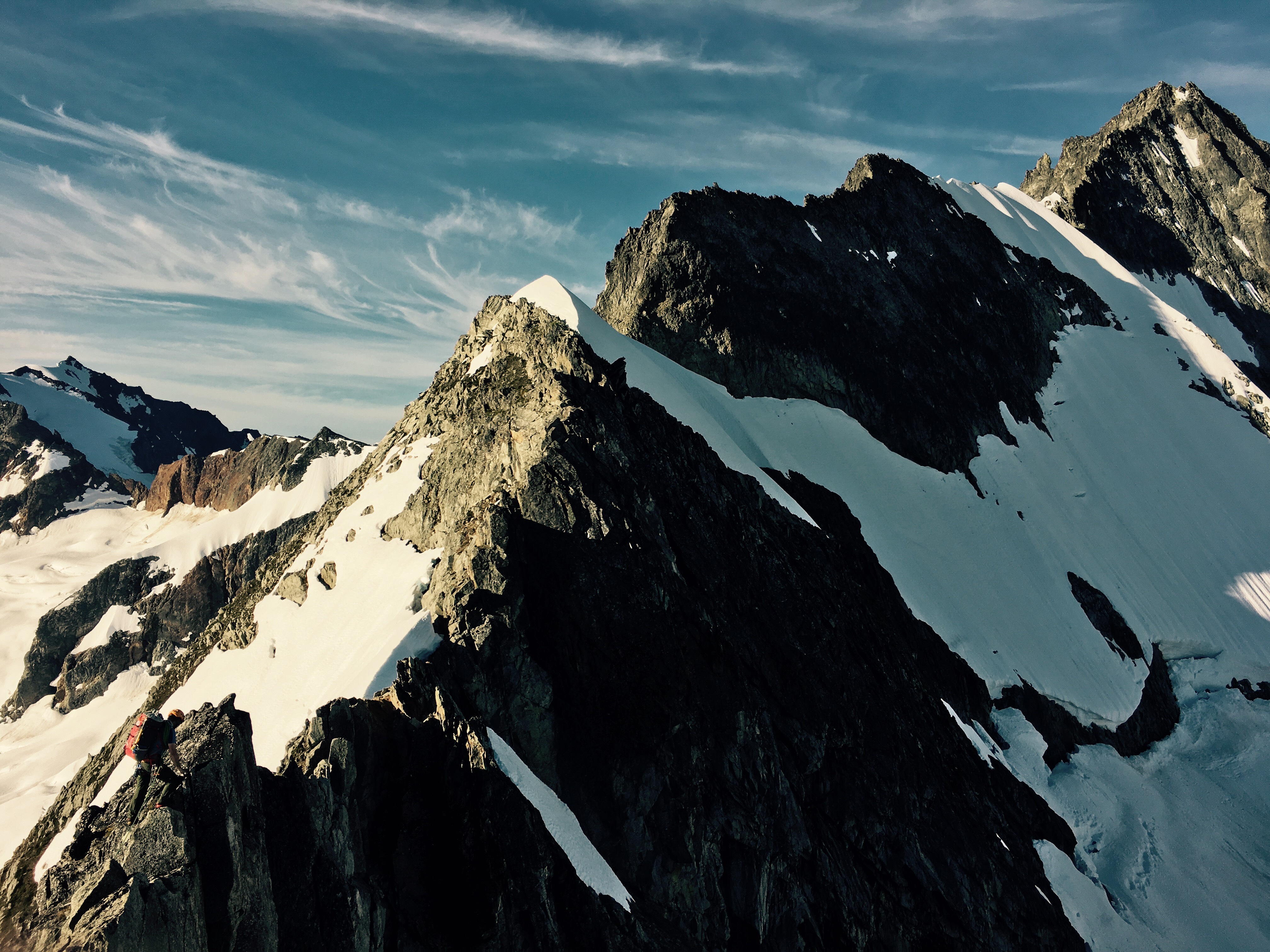 View of the North Ridge of Forbidden Peak