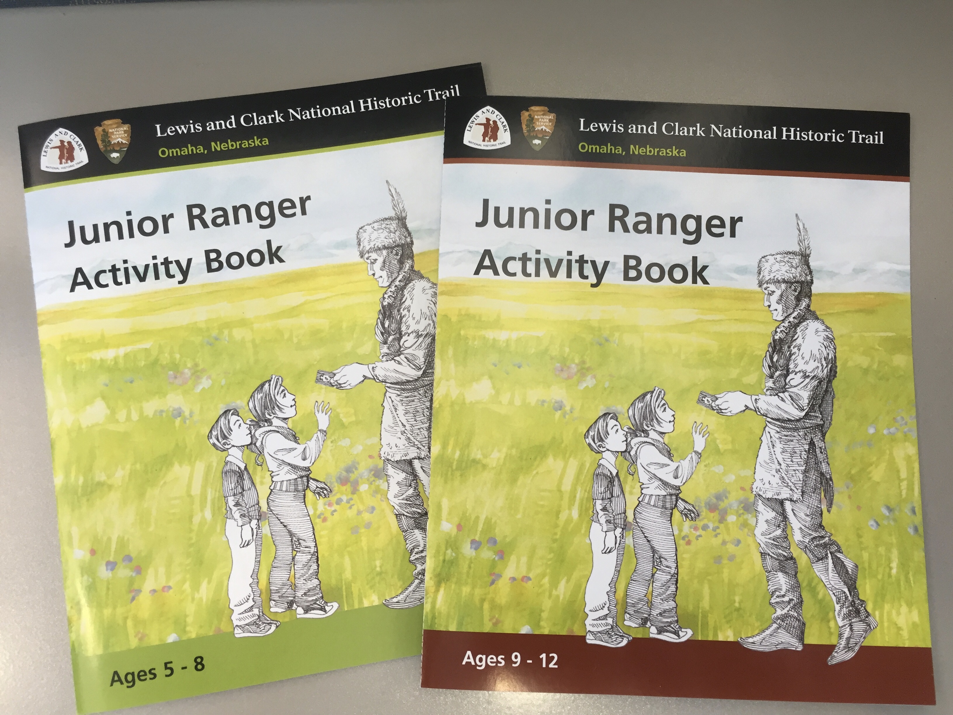 Lewis and Clark NHT Jr. Ranger Books Two Jr. Ranger activity books