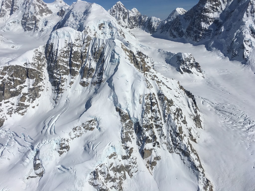 View of Mount Frances from the summit of Mount Crosson View of Mount Frances from the summit of Mount Crosson