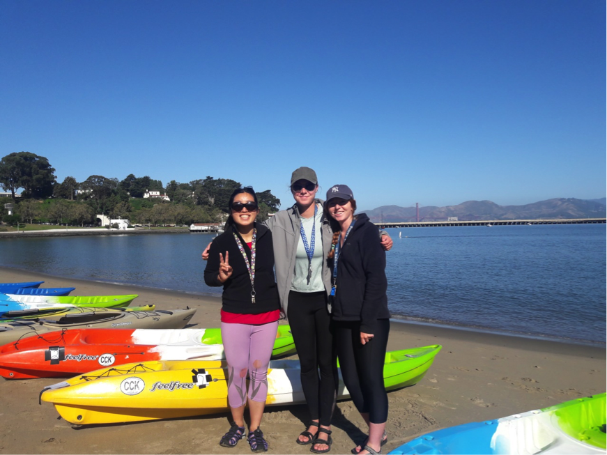 San Francisco State kayak instructors San Francisco State kayak instructors
