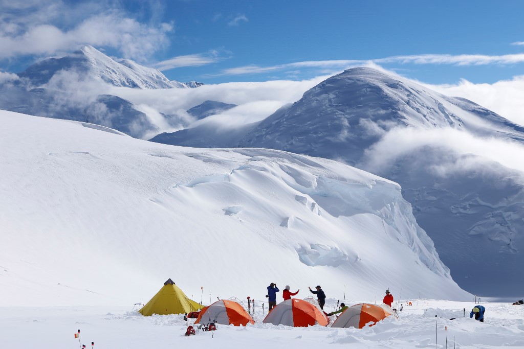 A perfect day at 11,000-foot camp