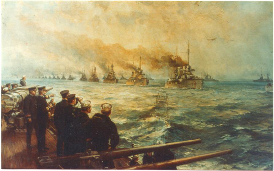 Painting by Bernard F. Gribble