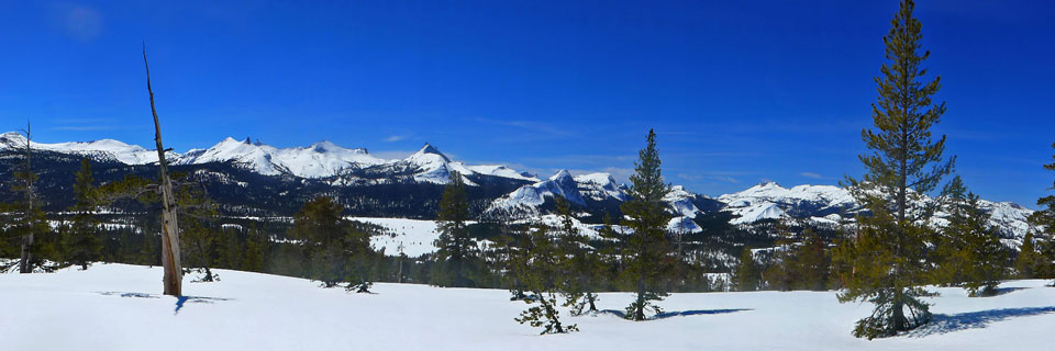 The domes of Tuolumne on April 1, 2017 The domes of Tuolumne on April 1, 2017