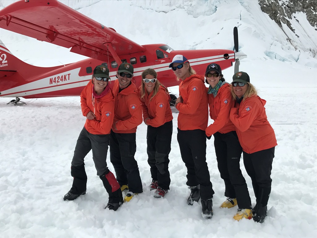 Denali Rescue Volunteers Denali Rescue Volunteers at Basecamp
