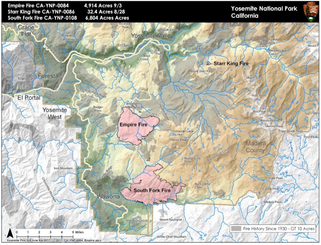 Emprei Starr King South Fork Fires 9.4.2017