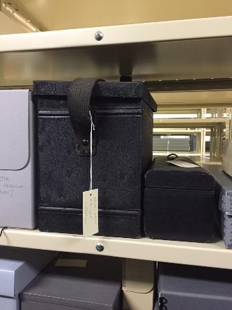 Albright's Lantern Slide projector in the NPS collections Albright's Lantern Slide projector in the NPS collections