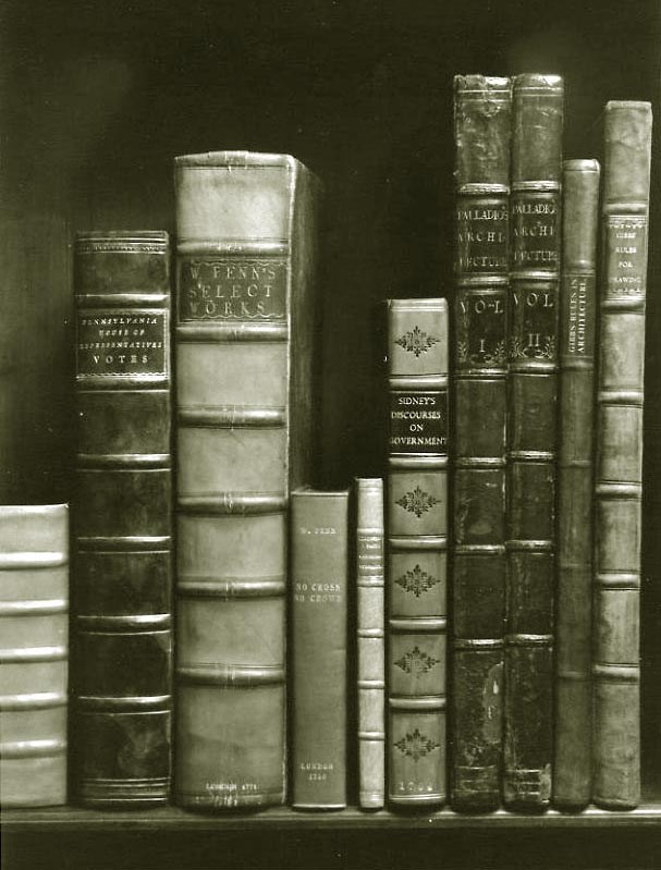 Photo of library archive books