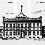 Detail of the State House in 1812.