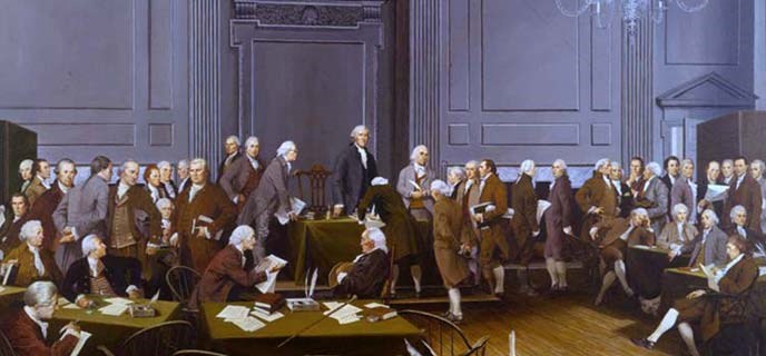 Image result for picture of the constitutional convention