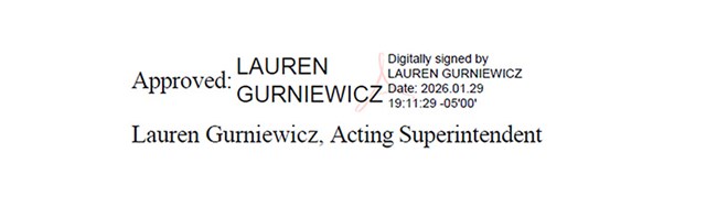 Superintendent Signature