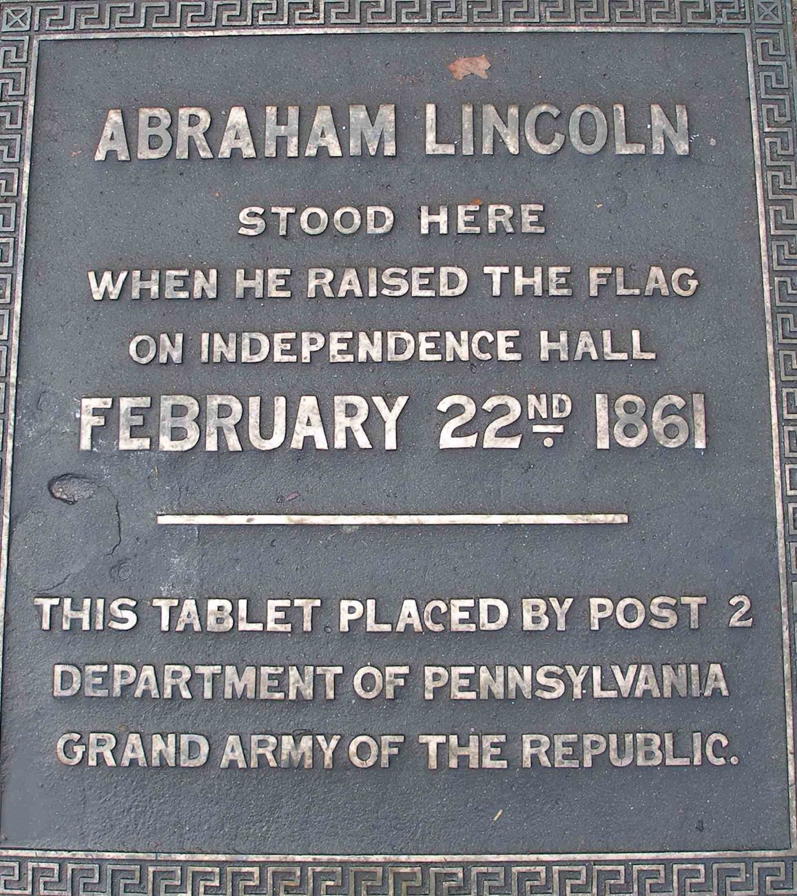 Dedication to Abraham Lincoln