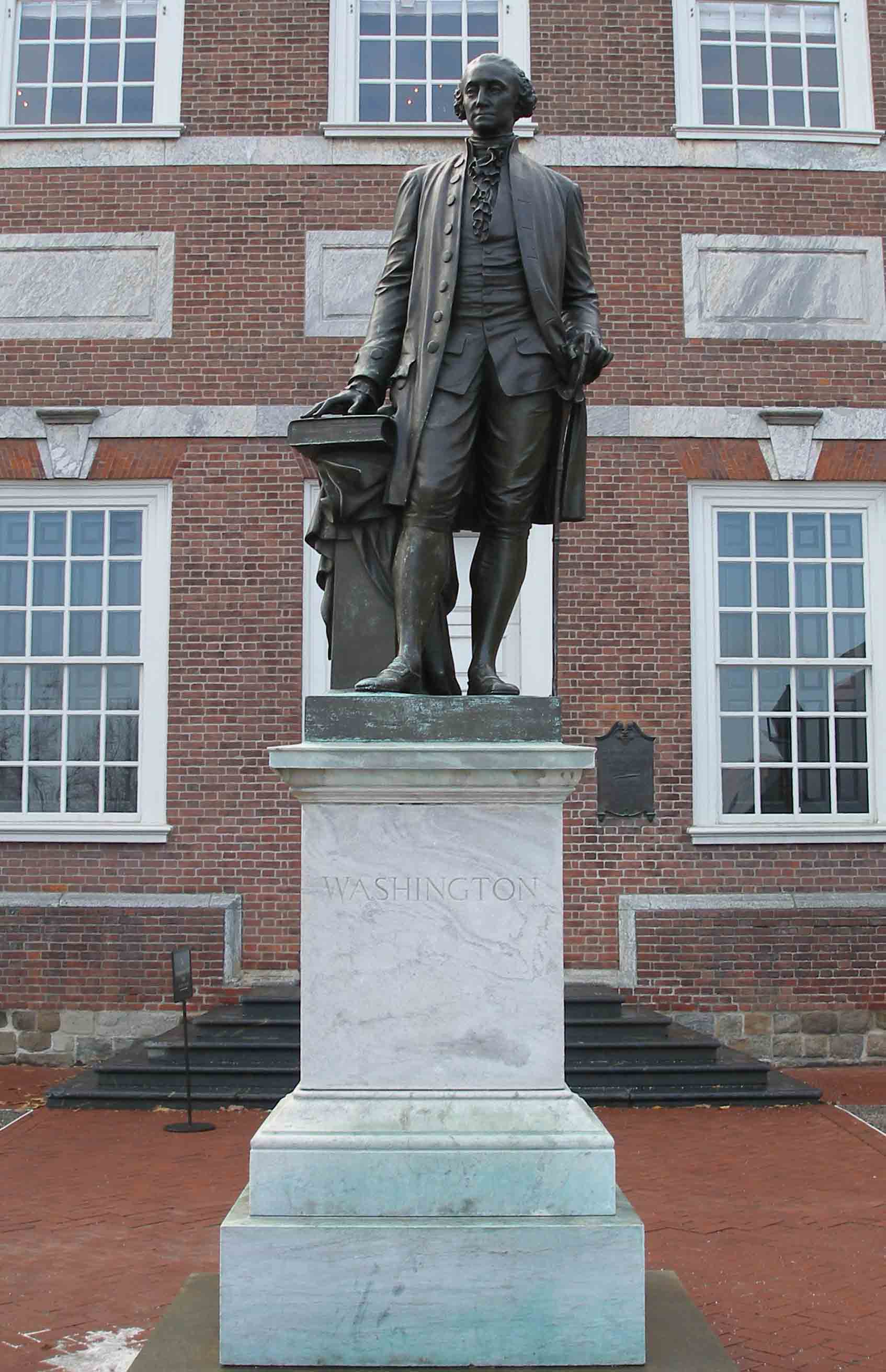 Plaques and Statues in the Park Independence National Historical Park