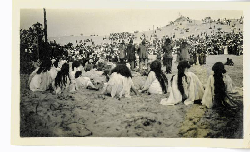 Historic photograph of Dunes Under Four Flags, pageant
