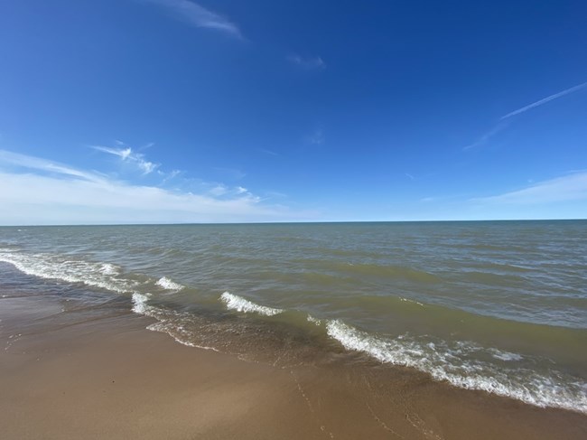 Lake Michigan from Central Avenue Beach