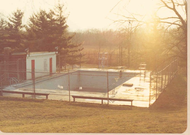 Stainless steel swimming pool found in Good Fellow.