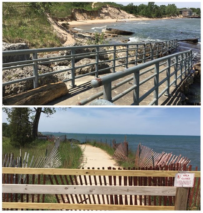 Photo of Beach walkway at Portage Lakefront and Riverwalk 2019