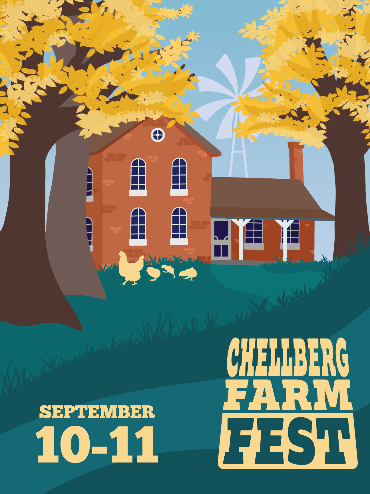 Chellberg Farm Fun Poster by Tyler Kaufman