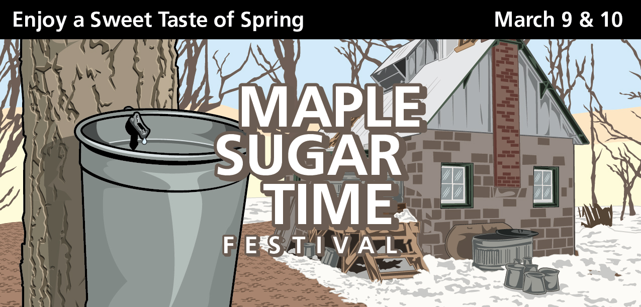 Maple Sugar Time Festival Banner 2024 Maple Sugar Time Festival Banner