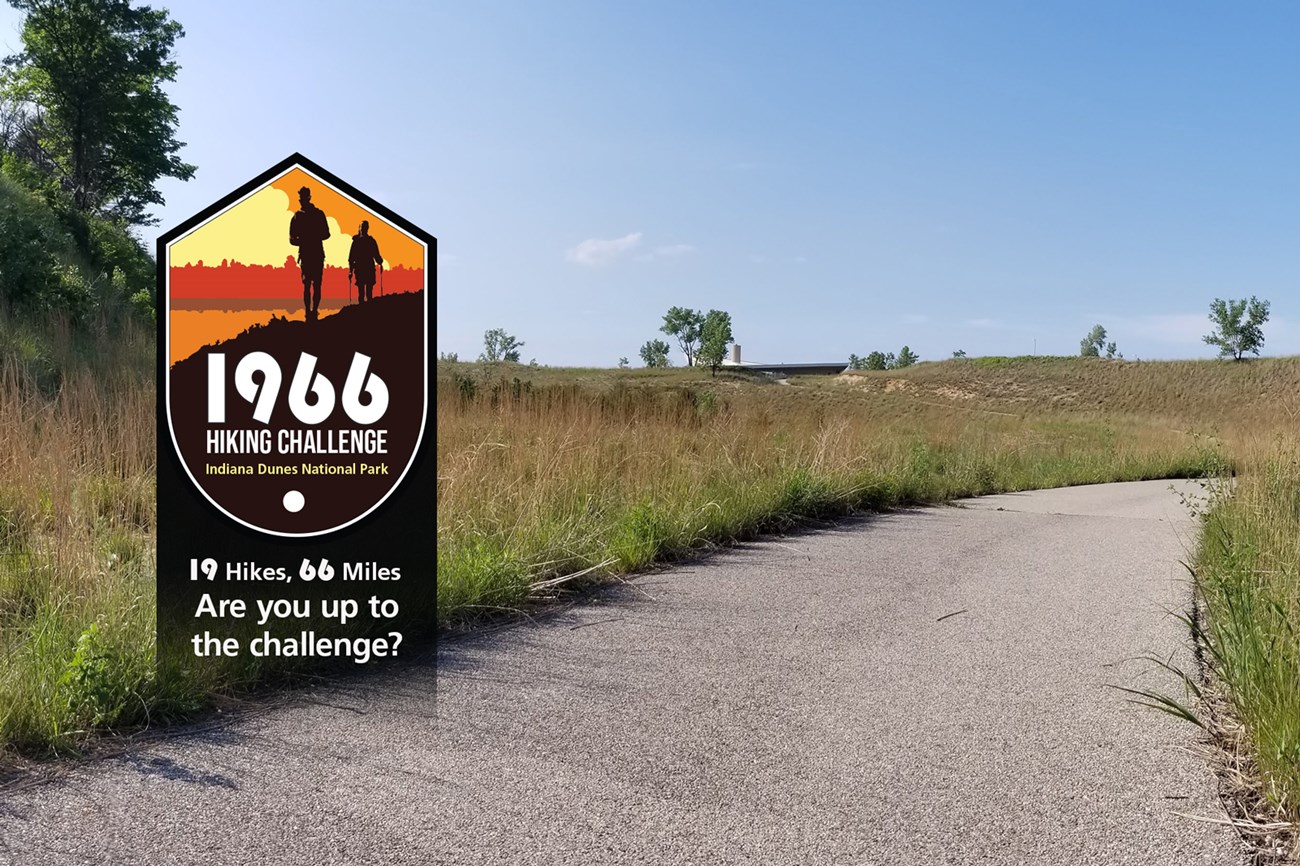 1966 Hiking Challenge Portage Lakefront and Riverwalk Banner