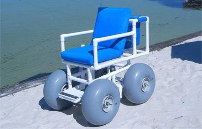 Photo of WHEELEZ Beach Wheelchair.