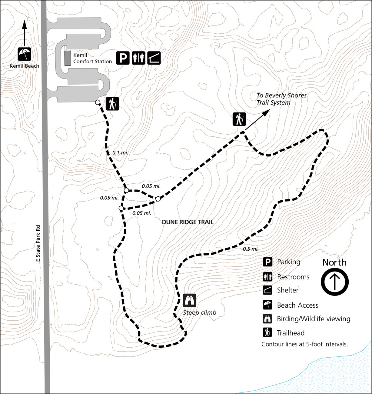 Dune Ridge Trail Map